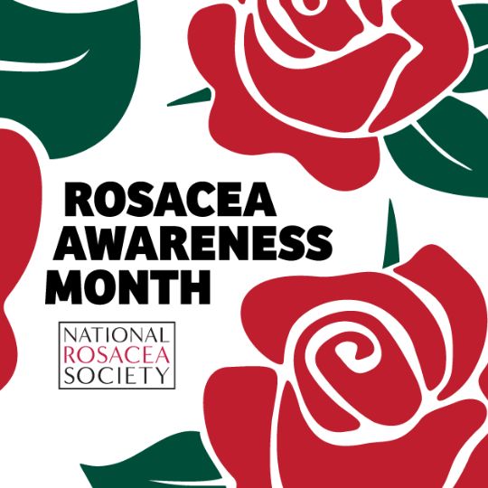 rosacea awarness month logo square