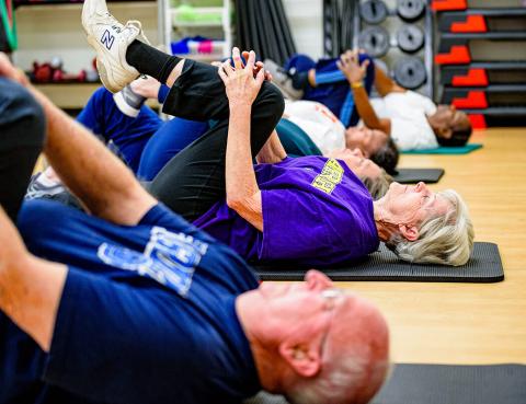 seniors exercising